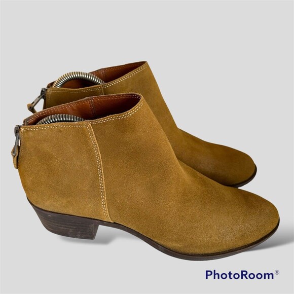 Lucky Brand Women's Lk-Bremma Brown Suede Back Zipper Ankle Boots Size 9 M/ 39 - Picture 1 of 10